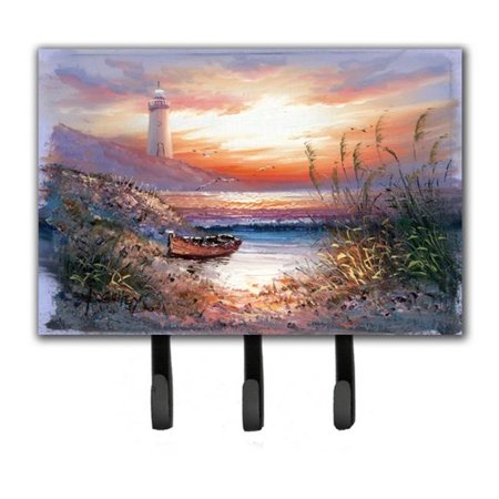 

Lighthouse Scene with Boat Leash or Key Holder