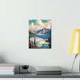thumbnail image 4 of ELNEIT - Crater Lake National Park Poster, Unframed Matte Paper, S05, 4 of 4