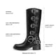thumbnail image 4 of Botas DREAM PAIRS SDKB2416W Altas hasta la Rodilla con Punta Cuadrada Negras, 4 of 9