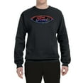 thumbnail image 2 of Red Blue and Black Ford Logo | Mens Cars and Trucks Crewneck Graphic Sweatshirt, Black, Small, 2 of 3