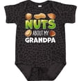 thumbnail image 3 of Inktastic Nuts About My Grandpa Peanut, Almond, Pistachio Boys or Girls Baby Bodysuit, 3 of 5