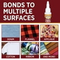 thumbnail image 4 of Aleene's Fabric Fusion Adhesive, Premium Clear Permanent Fabric Glue, .66 fl oz, 4 of 11