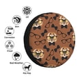 thumbnail image 5 of Rv Spare Tire Cover 14 inch - Black Bow Owl Brown Tire Covers for Trailers, Adjustable Camper Spare Tire Cover, 5 of 7