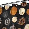 thumbnail image 3 of Halloween Patterned Pumpkins Shower Curtain 72"x72" ,Bathroom Decorative Shower Curtains Set with 12 Hooks,Modern Waterproof Washable Shower Curtain, 3 of 6