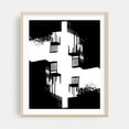 thumbnail image 2 of Floating Chairs Kaleidoscope - Manhattan New York Photography Surrealism Black and White Abstract Modern Art Silhouette Architecture Minimalist Unframed Wall Art Print 24 x 32 inches, 2 of 13