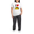 thumbnail image 5 of CafePress - I Heart Taco Women's Light Pajamas - Women's Short Sleeve Print T-Shirt and Pants Light Cotton Pajama Set, 5 of 7