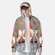 thumbnail image 2 of Balery Hello Fall Gnomes Sudadera ligera de manga larga con capucha y protección solar UPF 50+ para hombre y mujer, ideal para pesca y running-Small, 2 of 7
