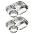 thumbnail image 5 of Stainless Steel 4-Section Kids Plate for Boys, Dishwasher Safe & Portable Toddler Dish with Patterns, Sturdy Meal Tray, 5 of 8