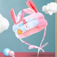 thumbnail image 3 of Protección para La Cabeza Del Niño Sombrero Duro Casco para Caminar para Bebés Sombrero Duro Sombrero de Seguridad de Algodón Antichoque - Rosado Sunnimix casco protector de bebé, 3 of 6