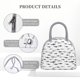 thumbnail image 4 of Balery Cute Shark Bolsa de Almuerzo para Mujeres, Caja de Almuerzo, Bolsa de Almuerzo Pequeña Impermeable, Tote de Almuerzo Reutilizable con Gran Capacidad, 4 of 6