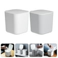 thumbnail image 1 of HEALEEP 2Pcs Waste Container Grey Plastic Compact Shape for General Users, 1 of 7