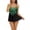 Green, variant on Azrian Brand-New Swimsuit Women High Waisted Swimsuit Two Piece Ruffled Flounce Top With Ruched Bottom Swimwear