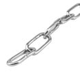 thumbnail image 6 of 13.1 feet Stainless Steel Coil Chain Link,QZS Metal Safety Chain,Proof Coil Chain Links,Heavy Duty Chain Links,Long Durable Links for Hanging Plant, Hanging Clothes,Shade Sail Set of 4, 6 of 7