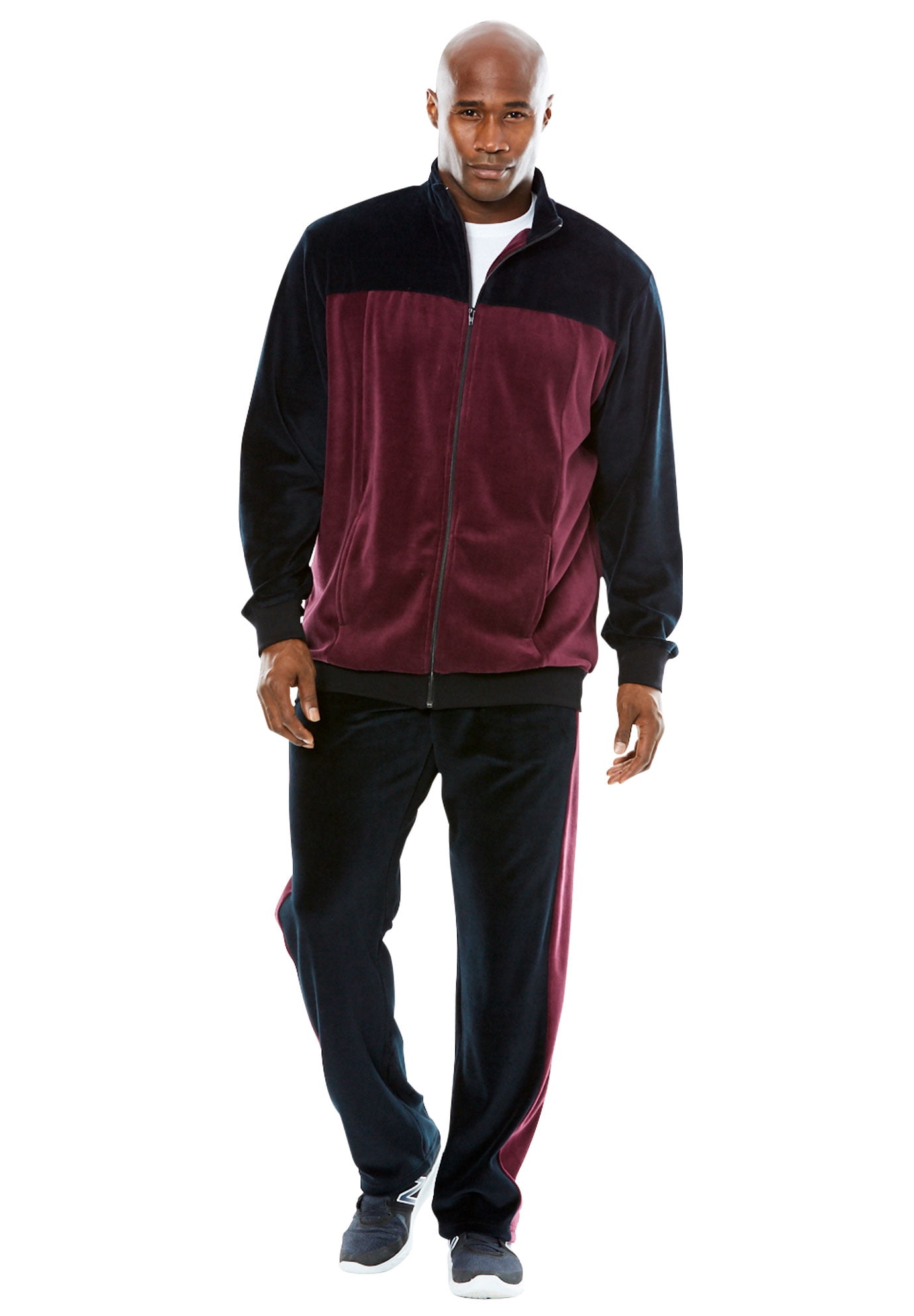 velour tracksuit mens big and tall