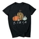 thumbnail image 4 of Tops Para Mujer Blusa Casual Elegante Camisas Cuello Redondo Estampado de Otoño Camiseta de Manga Corta Odeerbi  ODB170425, 4 of 4