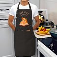 thumbnail image 3 of 2 Pack Adjustable Bib Apron with Playful Dog & Book Design Front Pocket Perfect for Cooking & Kitchen Fun for Men & Women, 3 of 5