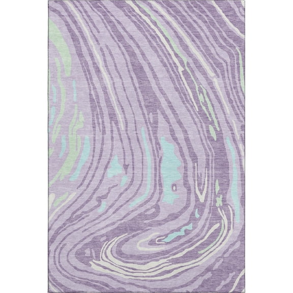 Dalyn Rugs Premium Machine Washable Mayfield AMF1051 Lavender 10' x 14' Rug