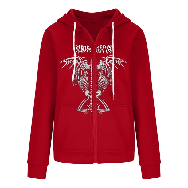 Sudadera Para Pareja Cuello Redondo Sudaderas Con Capucha de Gran Tamaño Sudadera Moda Bolsillos Rebeca Estampada Blusa Suelta de Manga Larga Otoño Invierno Tops Oscuros Odeerbi ODB138095