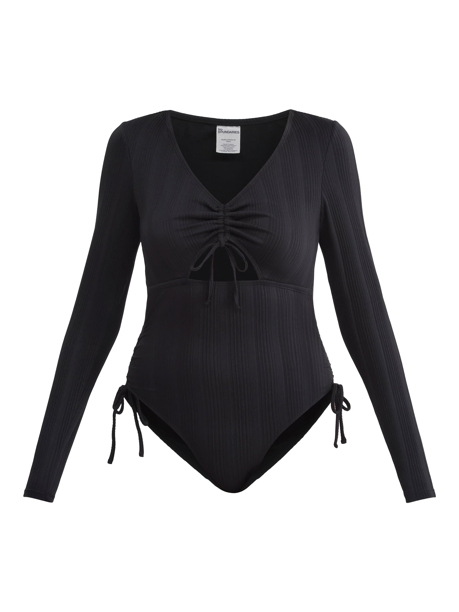 No Boundaries Ribbed One Piece Surf Suit, Women's