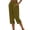 Dark Green, variant on Women's Linen-Look Cropped Capri Pants, Elastic Drawstring Waist, Lightweight Casual Trousers Pants for Women with Pockets Light Yellow L