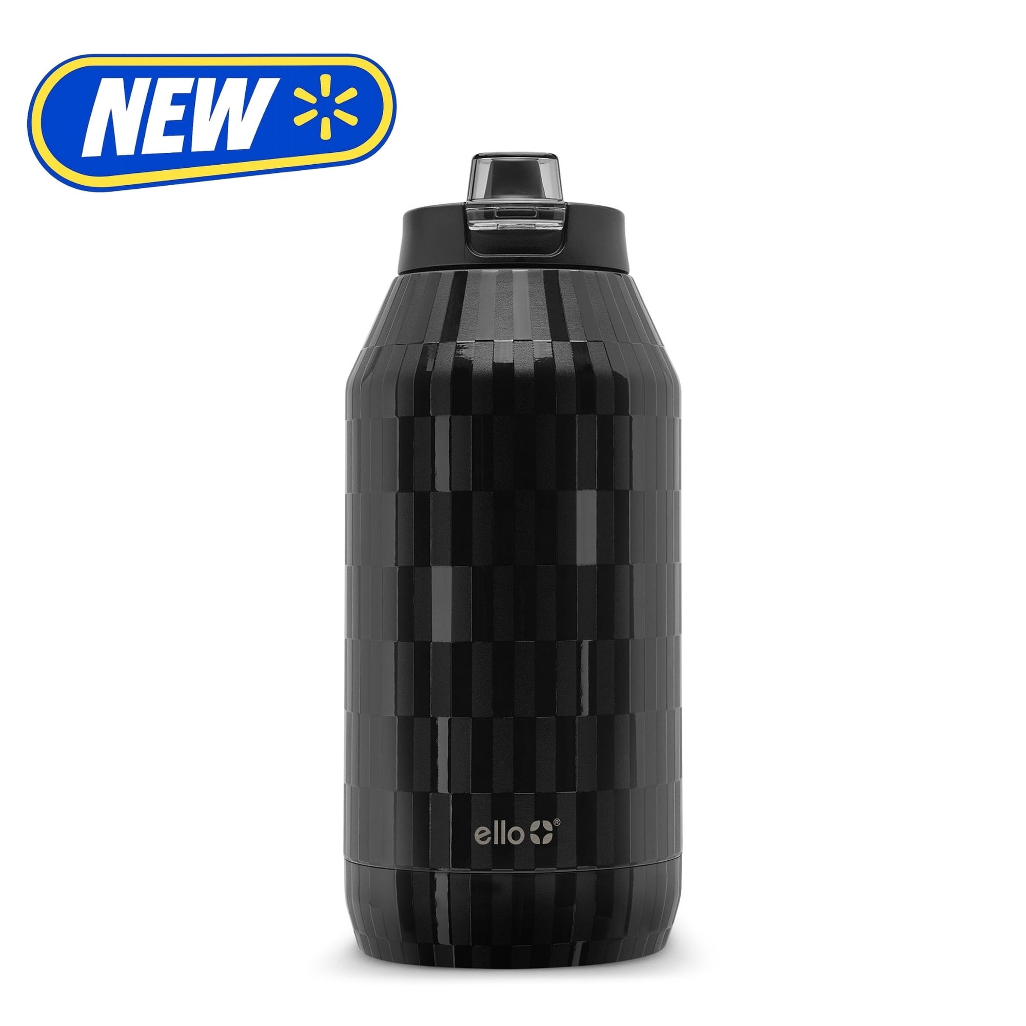 Ello Ultra Clean 64oz Stainless Steel Jug On Repeat Black