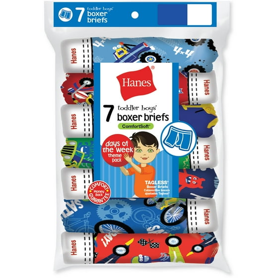 Hanes Hanes Toddler Boys' Boxer Briefs 7 Pack