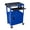 Royal Blue, variant on Adjustable Height Steel AV Cart with Pullout Keyboard Tray Cabinet, Blue
