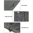 thumbnail image 6 of Little Donkey Andy Mens Lightweight Softshell Jacket Zip Up Fleece Lined Jacket Water Resistant Winter Coat Outdoor Hiking Windbreaker Jackets Iron Grey L, 6 of 9