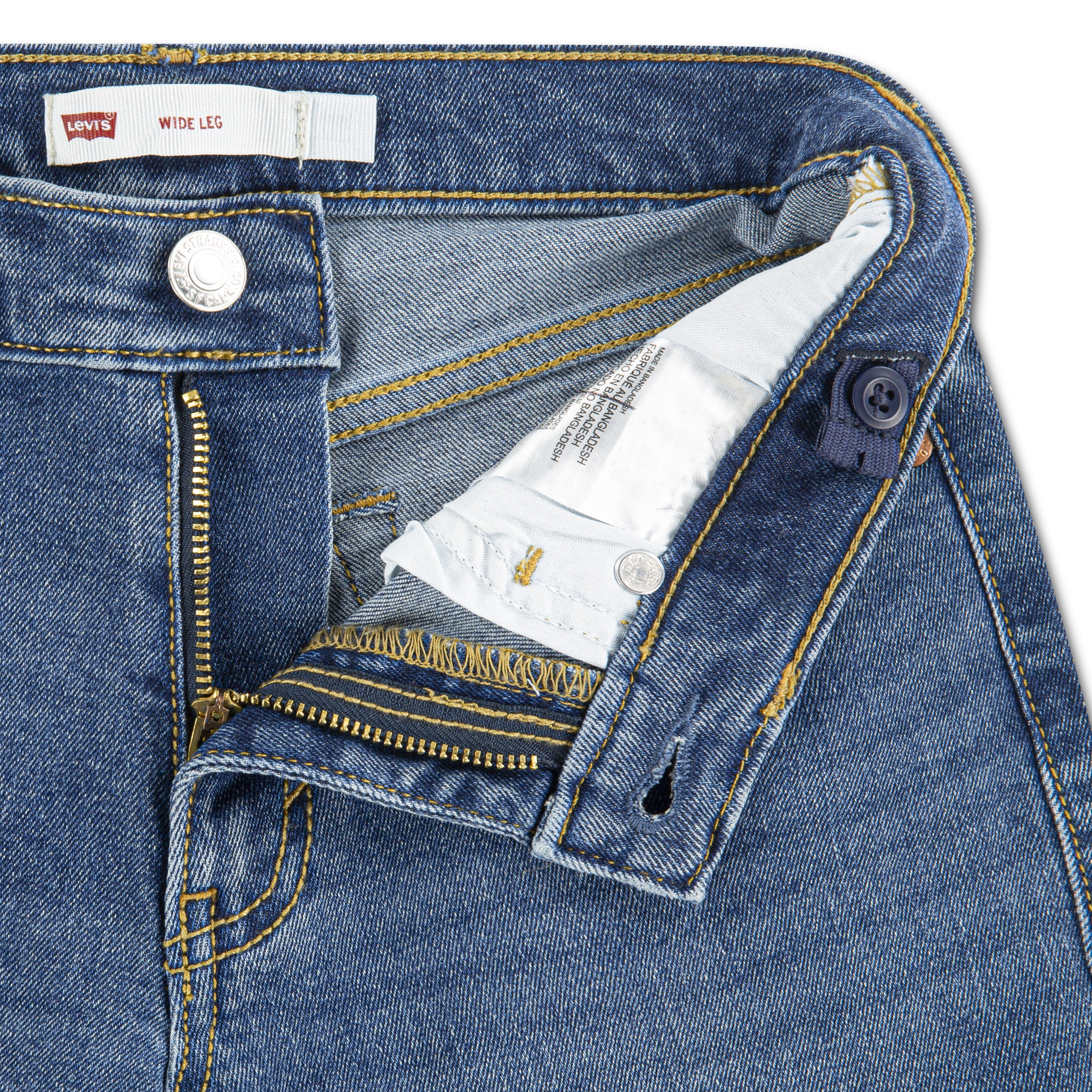 Levi Girls Wide Leg Denim Jean, Sizes 7-16