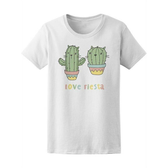 Love Fiesta Cactus T-Shirt Women -Image by Shutterstock, Female Small