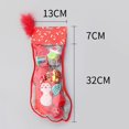 thumbnail image 4 of AMERTEER Wuffmeow Cat Toy Christmas Stocking Shape Set with Bells with Knotted Rope Toy, 4 of 14