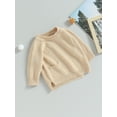 thumbnail image 3 of Douhoow Baby Knitted Sweater Girl Boy Knitted Pullover Long Sleeve Warm Tops Knitwear, 3 of 6
