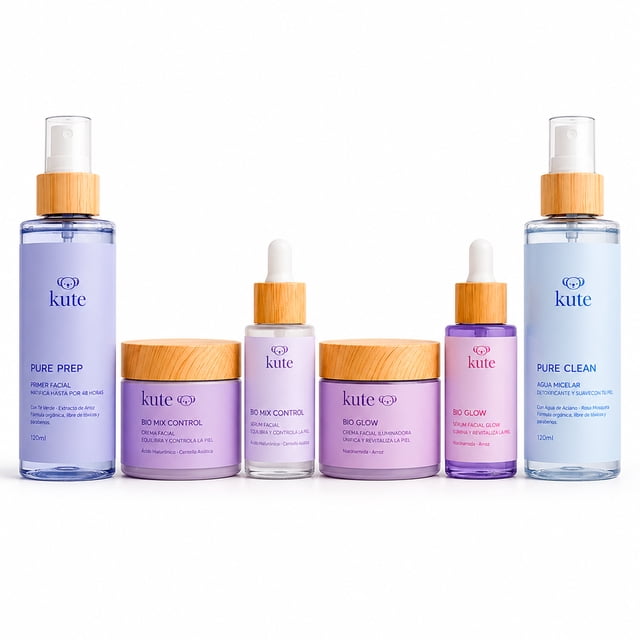 Kute Kit Kute Night Skincare Facial Anti Edad con Retinol y Vitamina C