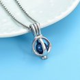 thumbnail image 4 of Anchor Urn Necklaces for Human Ashes Navy Cremation Jewelry Ocean Theme Memorial Keepsake Urn Pendant, 4 of 7