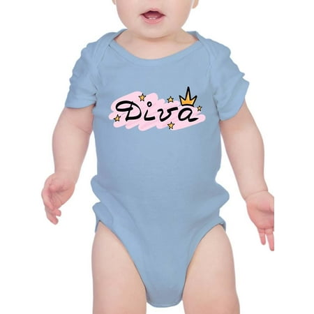 

Diva Pink Stars Crown Bodysuit Infant -Smartprints Designs 18 Months