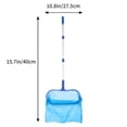 thumbnail image 2 of FONDOTIN 1 Pc Pool Cleaning Tool Aluminium Alloy Blue Rectangular Expandable Rod, 2 of 5