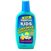 MSD Consumer Care Coppertone Kids Colorblock Disappearing Sunblock, 8 oz