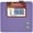 Purple, variant on Quartet Tin Dry-Erase Board 1' x 1' (TSQ1212A)