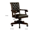 thumbnail image 4 of Benzara Kalia Contemporary Arm Chair, Brown Finish-Color:Brown/Dark Brown, 4 of 4