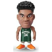 5 Surprise NBA Ballers Series 1 Giannis Antetokounmpo Figure (Green Away Jersey, Comes with Court Base, Sticker, Card & Ball) (No Packaging)
