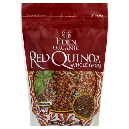 Eden Foods Red Quinoa, Whole Grain, 16 Ounce