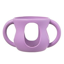 Silicone Baby Bottle Holder Protective Sleeve With Handle For Natural Glass Feeding Bottles Secure Grip Durable Cover