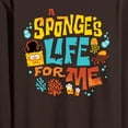 thumbnail image 2 of The Spongebob Movie: Search For Squarepants - Sponges Life For Me - Men's Long Sleeve Graphic T-Shirt, 2 of 5