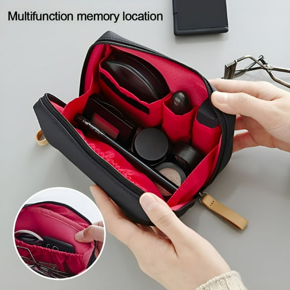 GASTROPOD Women Toiletry Bag Small Organizer Case Cosmetic Bag Makeup Bag Storage Bag Coin Pouch Black