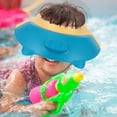 thumbnail image 4 of OUNONA Bonnet de Bain pour Enfant Bonnet de Douche Bébé Design Réglable en Bleu PP pour Douche 1Pcs, 4 of 5