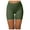 Army Green, variant on Rutainlusire Womens Shorts Women's Solid Back Waist Deep V-shaped Sports Fitness Running Yoga Shorts