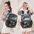 thumbnail image 2 of Mochila KIDNUO Clear para niñas y niños, color negro transparente, 2 of 7