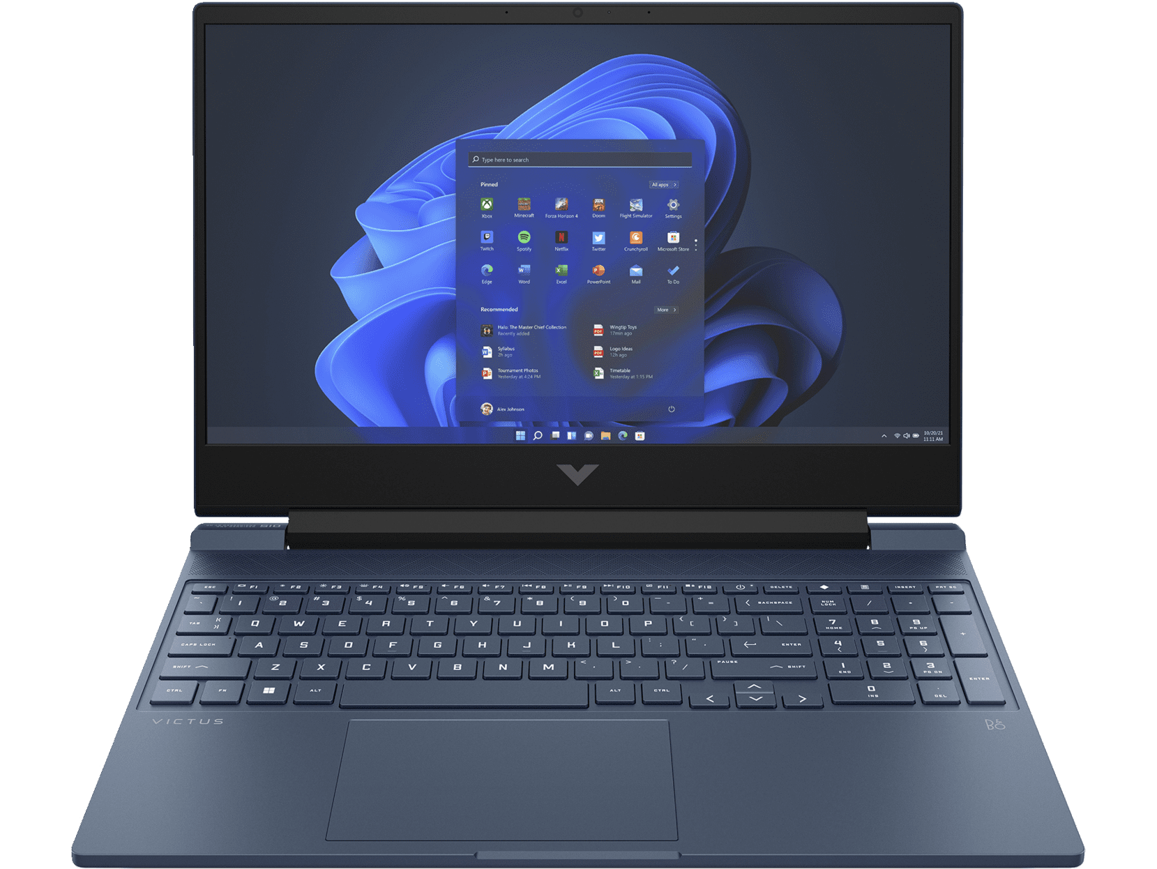 HP Victus 15 Premium Gaming Laptop 15.6" FHD IPS Anti-glare 144Hz Intel 8-core i5-12450H 16GB DDR4 512GB SSD GeForce RTX 3050 Backlit B&O Fast Charging Win11 Blue
