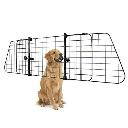 Basics Adjustable Dog Car Barrier - 16-Inch Black