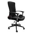 thumbnail image 7 of CZL Jacquard Office Chair Cover, Stretch Removable Desk Chair Covers for Executive Computer Chair, Separable Rotating Chair Slipcovers Seat Protector (Chair Seat Cover +Backrest Cover), Black, 7 of 7